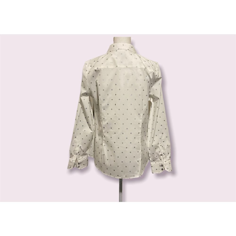 Talbots Polka Dot Button Down Blouse - Picture 4 of 6
